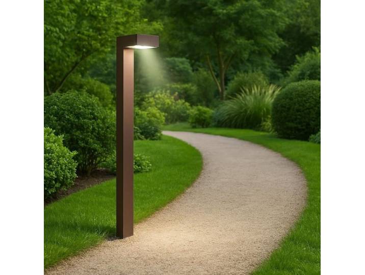 Ideal Lux Gartenpfostenleuchte LED 3000K Kaffeebraun IP65 SIRIO 365428