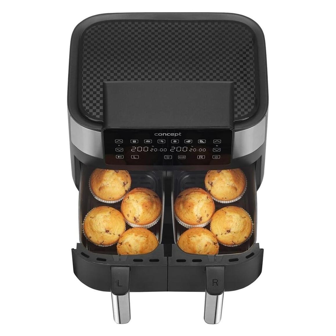 Concept Frytkownica beztłuszczowa double FR8000 (8 l) (FR8000)