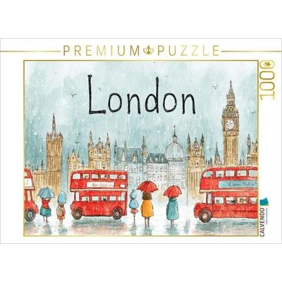 CALVENDO Puzzle London | 1000 Teile Lege-Größe 64x48cm Foto-Puzzle für glückliche Stunden, Game von , Calvendo Puzzle