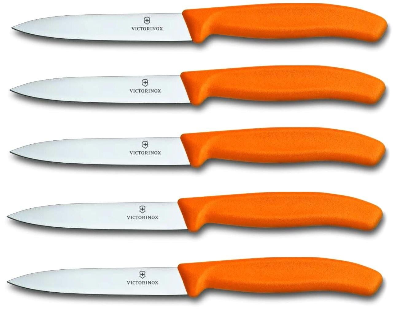 Set van 5 groentemesjes Swiss Classic - Oranje