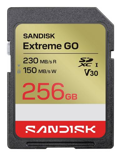 SanDisk Extreme GO microSDXC-Karte 256GB UHS-I U3 Temperaturbeständig