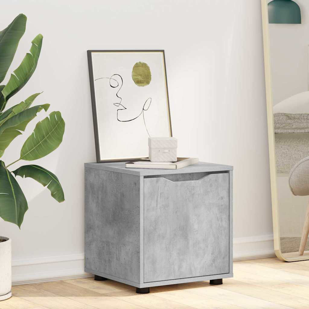 Lily Manor Freestanding Bathroom Cabinet Concrete Grey 44cm H X 40.5cm W X 40cm D