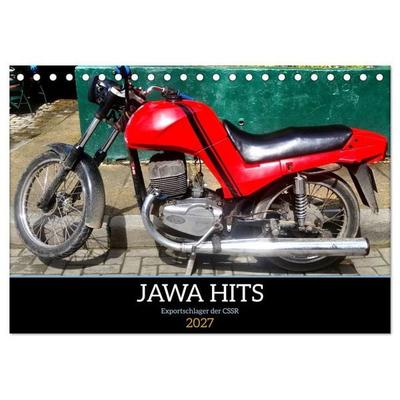 JAWA HITS - Exportschlager der CSSR (Tischkalender 2027 DIN A5 quer), CALVENDO Monatskalender