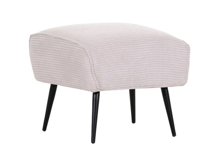 Landscape Hocker, Beige, Metall, rechteckig, 60x49x53 cm, Stoffauswahl, Wohnzimmer, Hocker, Sitzhocker