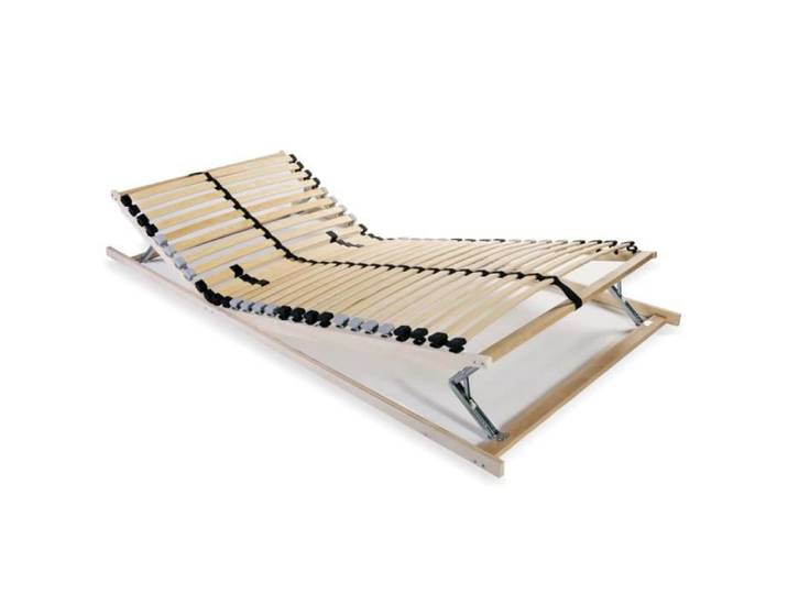 Sommier à lattes haut de gamme BONNE 80 x 200 cm avec 28 lattes 7 zones