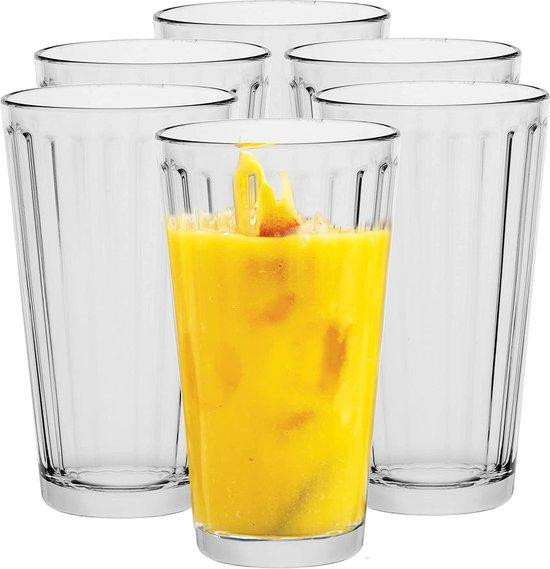 Unyqoos drinkglazen set, 360 ml - Transparant, set van 6