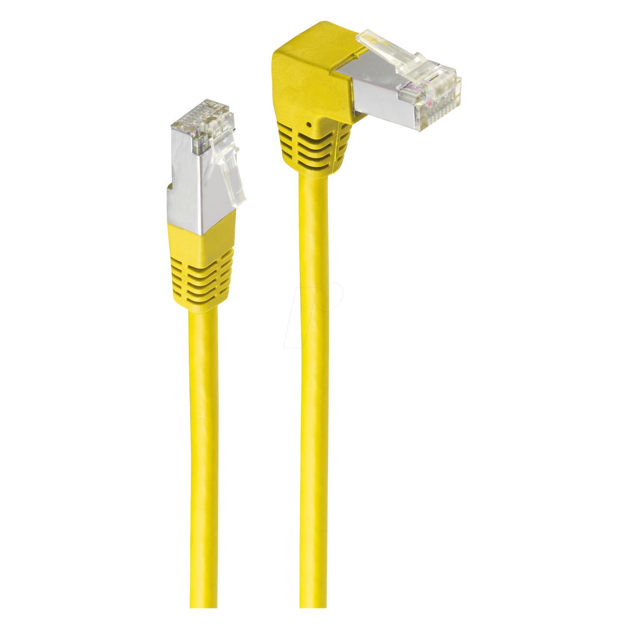 Shiverpeaks Patchkab cat6 S/FTP PIMF Winkel-gerade gelb 7,5m (PiMF, S/FTP, CAT6, 7.50 m) (BS08-64062)