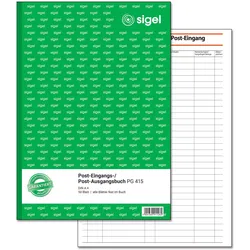 SIGEL Formularbuch Post-Eingang-/Ausgangsbuch DIN A4 50 Seiten
