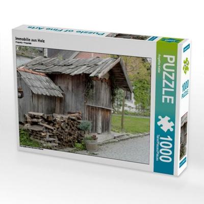 CALVENDO Puzzle Immobilie aus Holz | 1000 Teile Lege-Größe 64x48cm Foto-Puzzle für glückliche Stunden