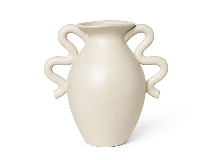 Ferm Living - Verso Blumenvase, H 27 cm, cream
