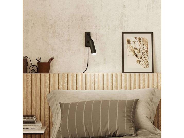 Pipeline Flex Wandleuchte Matt Black - Herstal - Wohnzimmer - Metall