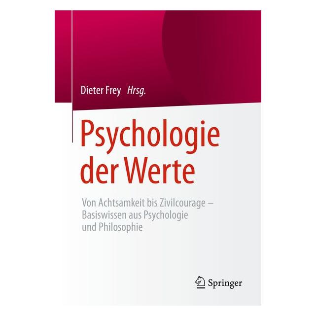 Springer Psychologie der Werte (Deutsch, Softcover, Dieter Frey) (7127437)