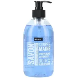 Max, Handseife, Lavendel de Provence Hand- und Körperseife Pumpe 500ml (Flüssigseife, 500 ml)
