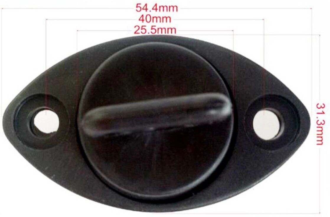 INF Bouchon de vidange universel pour kayak 2 pièces - Bouchon étanche ABS pour bateau et canoë
