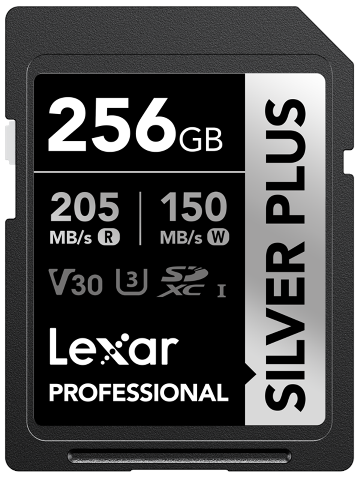 Lexar Professional SILVER PLUS SDXC - 205MB/s - 256GB