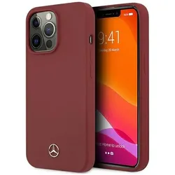 Mercedes-Benz Hard Cover Silicone (Apple iPhone 13 Pro Max), Smartphone Hülle, Rot