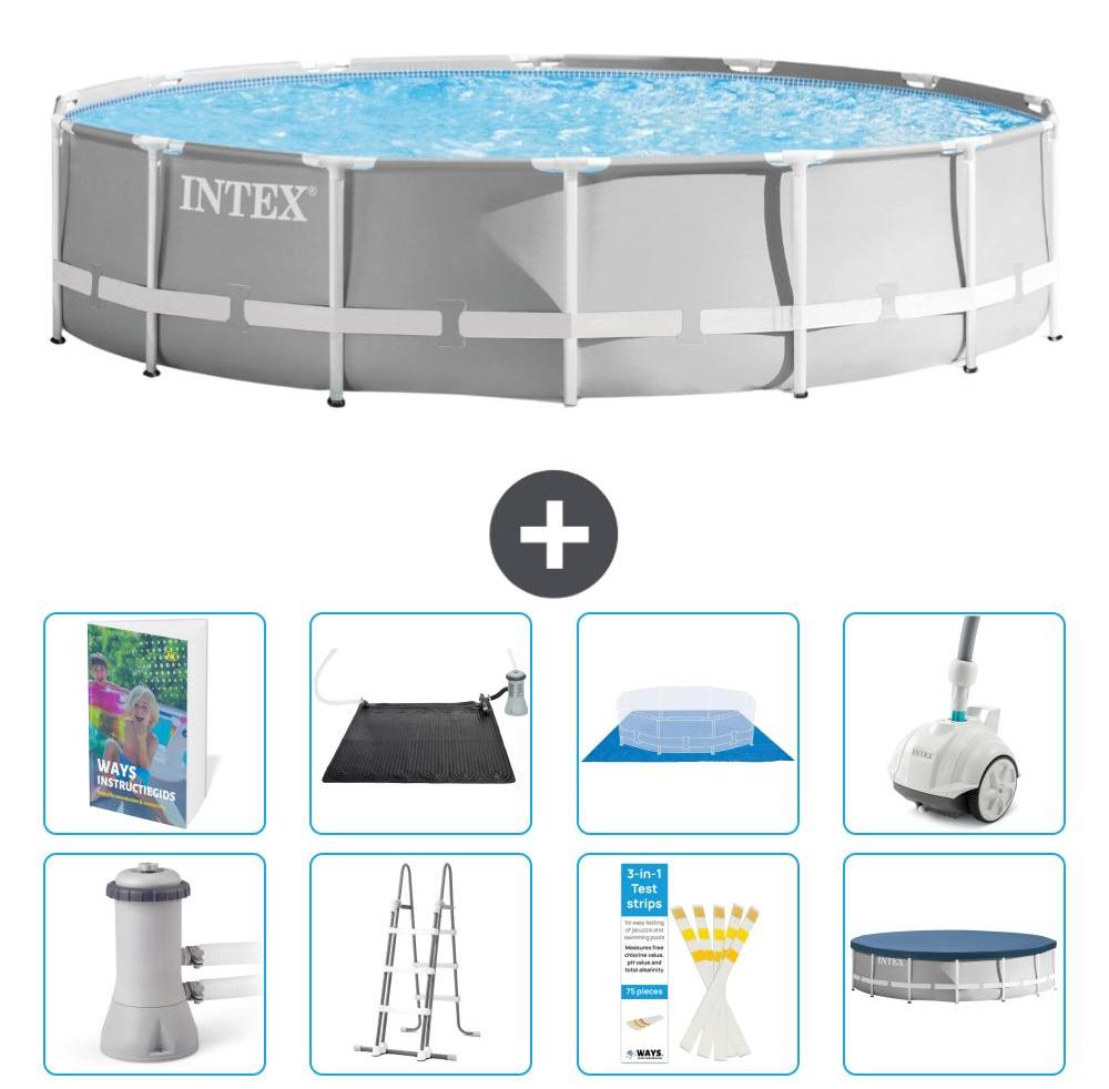 Prism Frame Pool Rund - 427x107 cm - 7-teilig S600