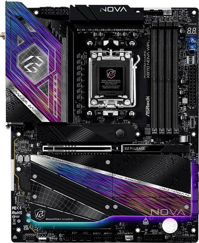 ASRock X870 Mainboard Sockel (PC) AMD AM5 Formfaktor (Details) ATX Mainboard-Chipsatz AMD X870
