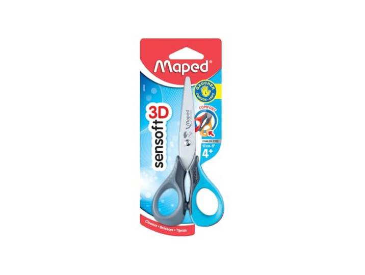 Maped Sensoft 3D Linkshandige Schaar 13cm (Verschillende Kleuren)