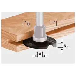 FESTOOL Scheibennutfräser HW D40x4mm