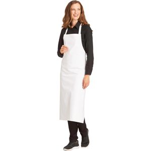 Leiber Kochschürze 02/685/01, Latzschürze, Unisex, 100x80cm, weiß