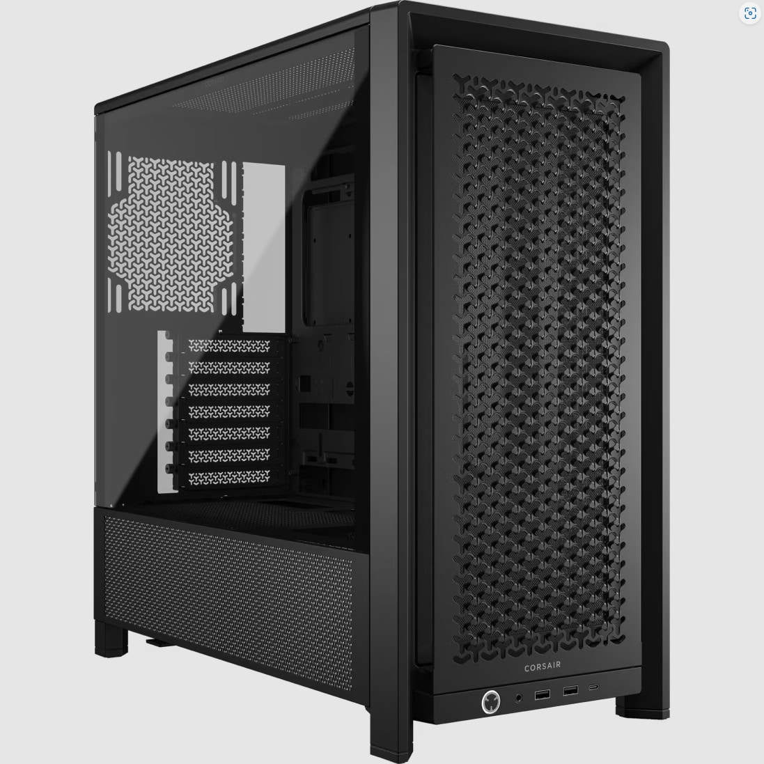 Corsair Frame 4000D Gaming PC Gehäuse Midi-Tower Braun Seitenfenster