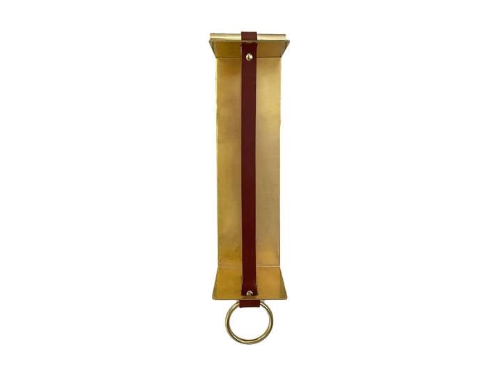 KLONG Étagère murale Strapp 10x33 cm Brass