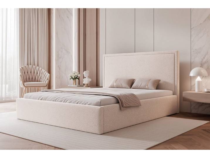 yourhouse24 Polsterbett Asuro Doppelbett Bettgestell Lattenrost