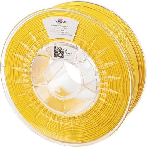 Spectrum Filaments 80094smart ABS Filament ABS schlagfest 1.75mm 1000g bahama yellow, Gelb 1St.