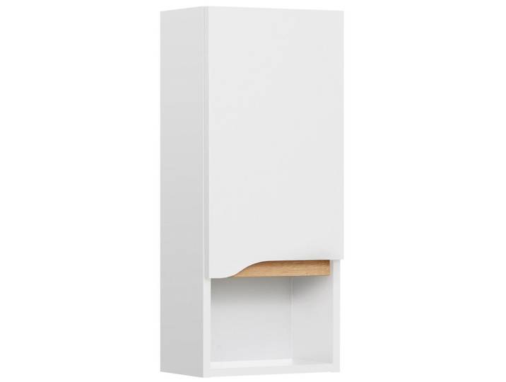 Pelipal Hängeschrank QS 857, Weiß, Eichefarben, Glas, 1 Fächer, 30x70x20 cm, hängend, Badezimmer, Badmöbel, Hängeschränke