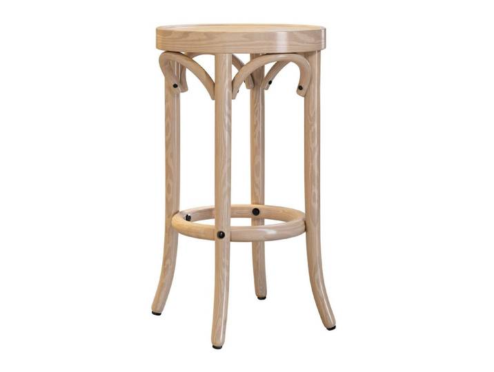 GGMMÖBEL Hocker Louis Holz (1 Stück), Innen Hohe Tragkraft