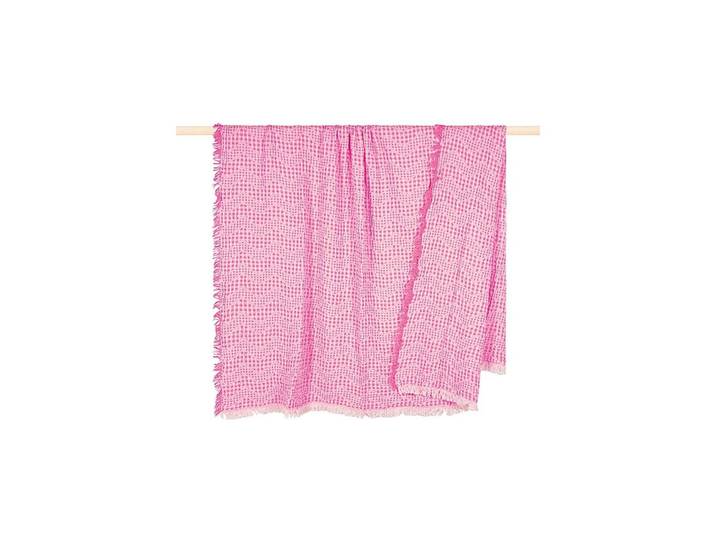 Wohndecke PAD Waffle , pink, B:130cm L:170cm, Mischgewebe, Wohndecken, Wohndecke, Made in Europe