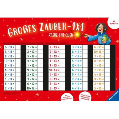 Ravensburger Zaubertafel - Großes Zauber-1x1: Kreuz und quer, Sonstige von , Ravensburger Verlag GmbH, 978-3-473-41586-1