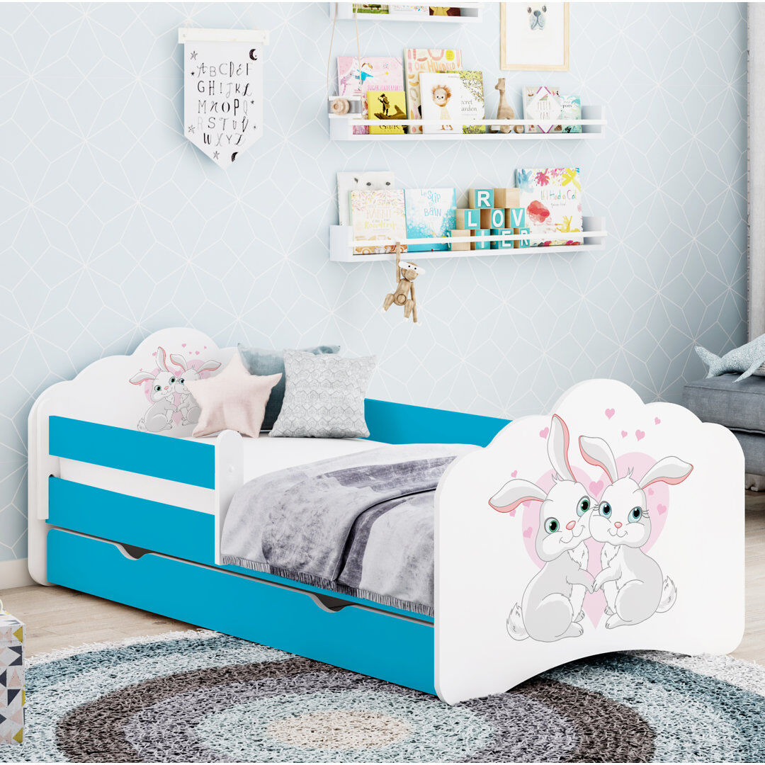 Zoomie Kids Courtois Cabin Bed Themed Beds Blue 65 x 80 x 160cm