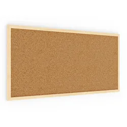 ALLboards Pinnwand, Korktafel 80×40 cm, Naturholzrahmen