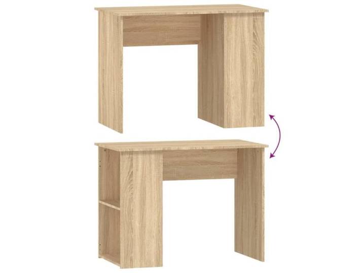 Bureau - SALALIS - SP2101 - Chêne sonoma - 100x55x75 cm - Bois d'ingénierie