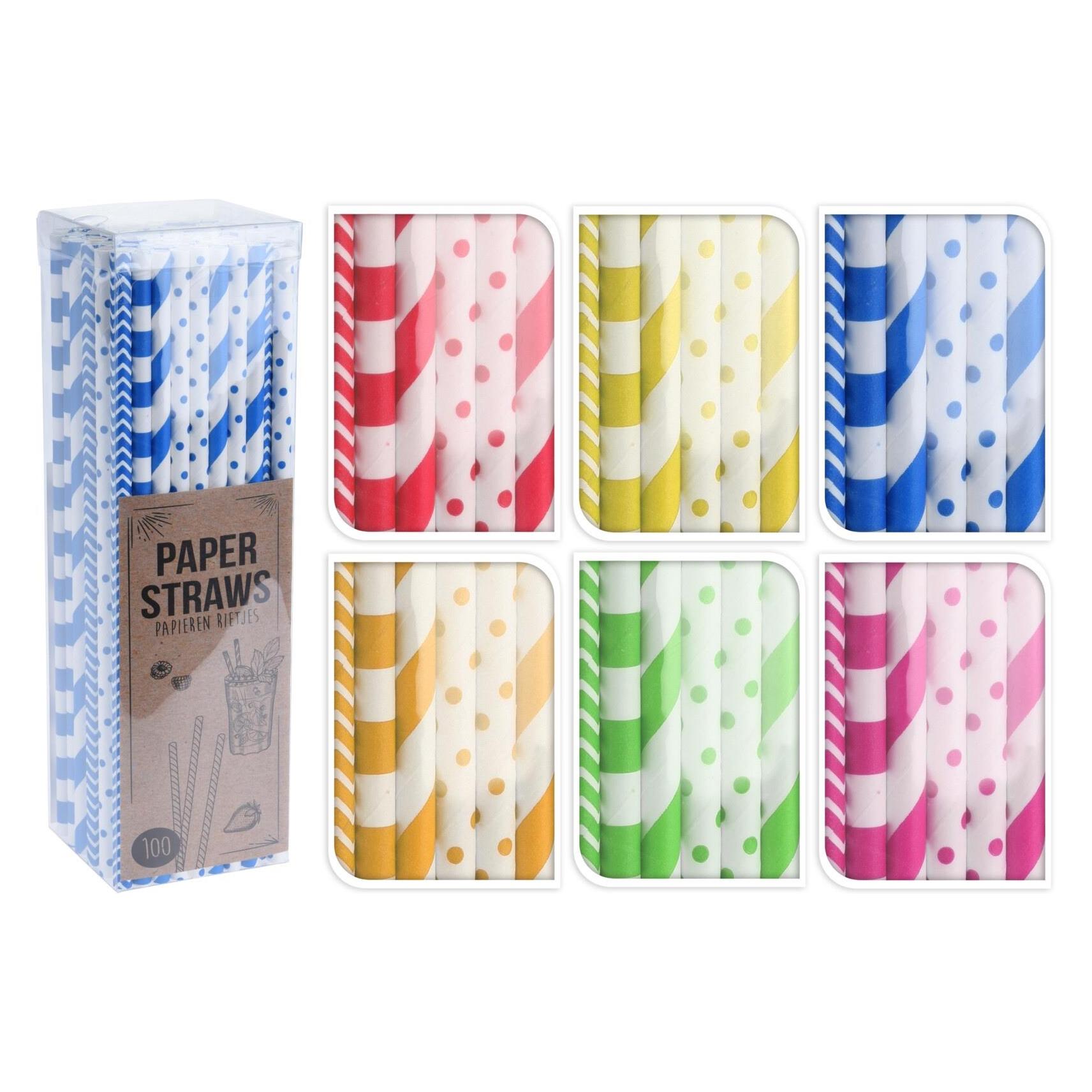 Champ Papier Strohhalme, 100 Stk. (100x) (16081127)