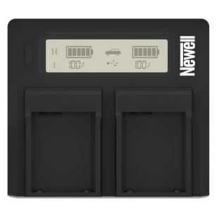 Newell DC-LCD-Zweikanal-Ladegerät für VW-VBD29/58/78-Akkus für Panasonic (Kamera Akku Ladegerät) (NL3385)