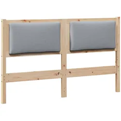 vidaXL Kopfteil Sonstiges Braun 150 cm Massivholz Kiefer