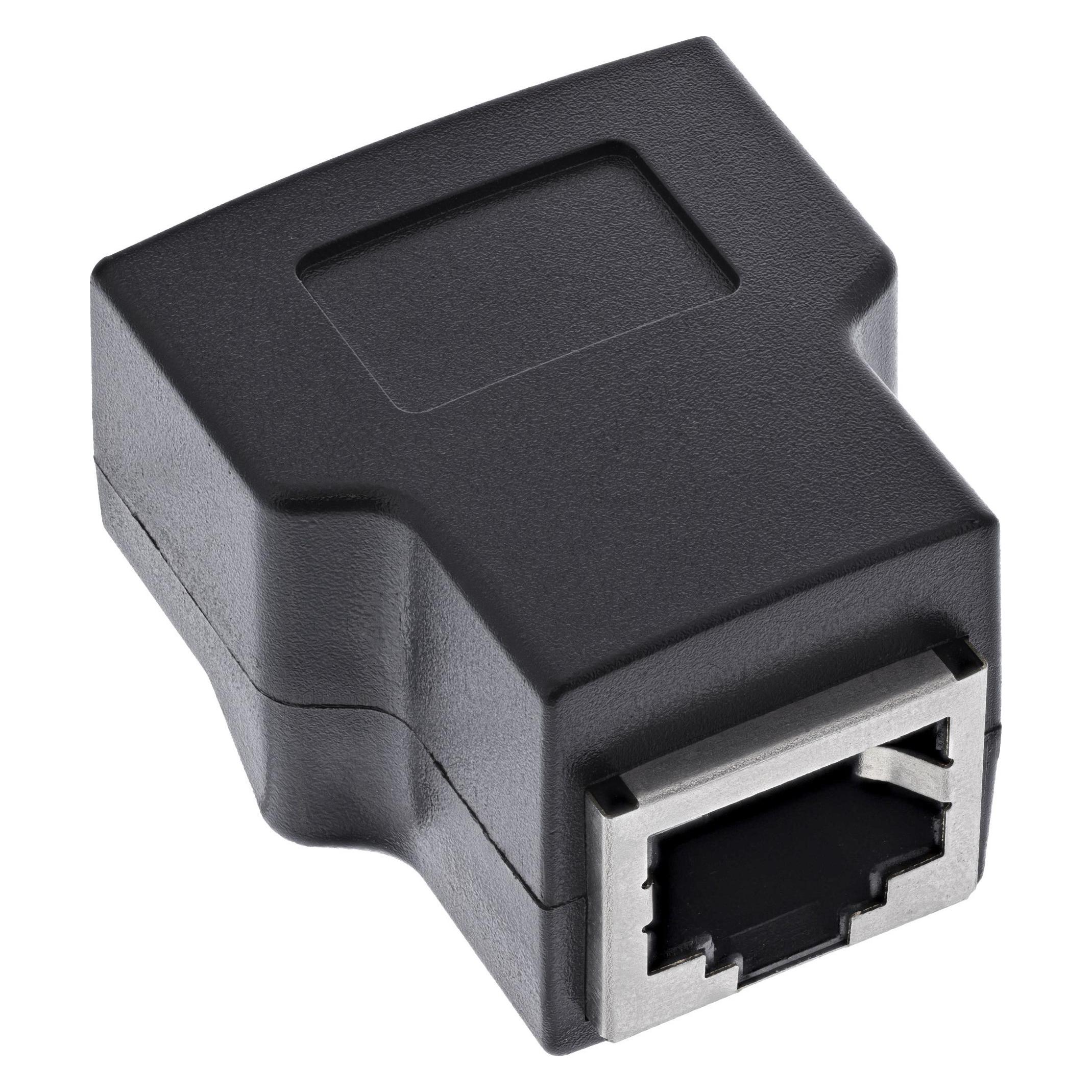InLine RJ45 Buchse an Terminalblock, 8-polig, Push-In-Klemme (92505E)