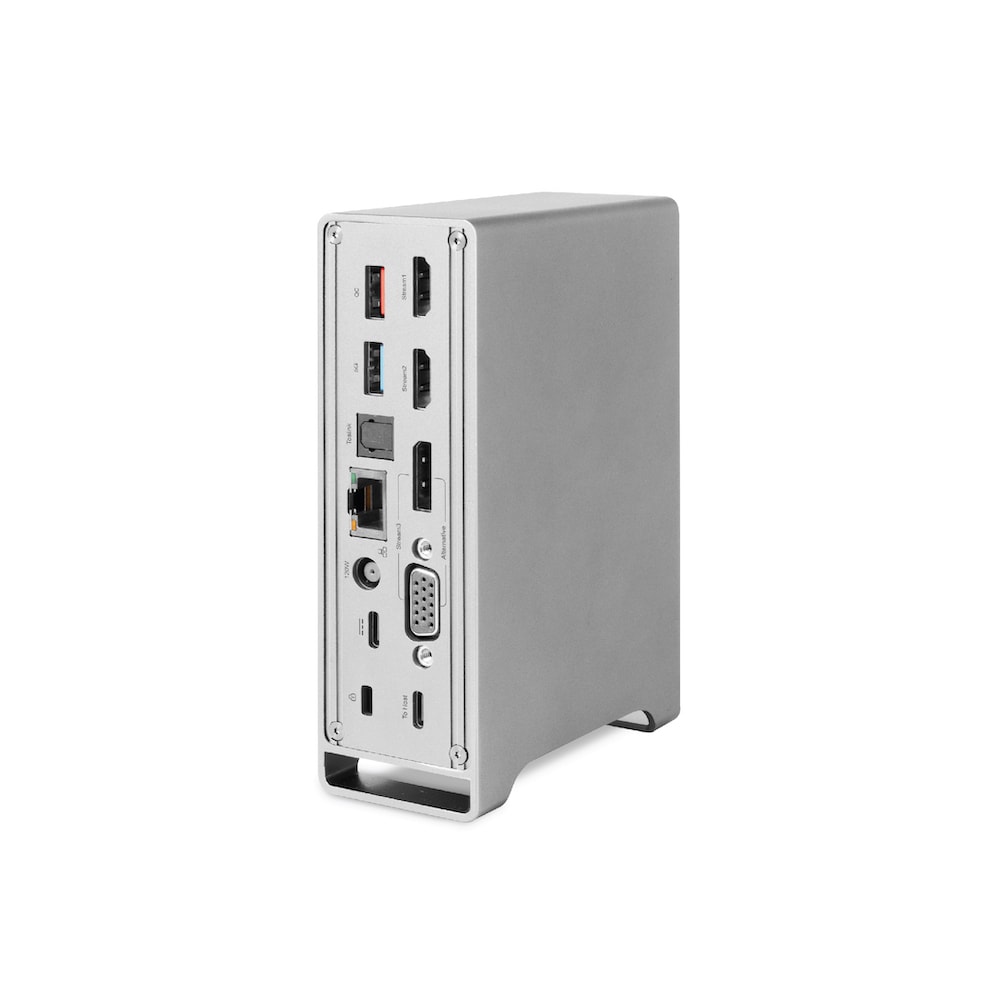 Club3D Club 3D USB Gen2 Typ-C Triple Display DP 1.4 Alt Mode Smart PD Ladestation 120W CSV-1568