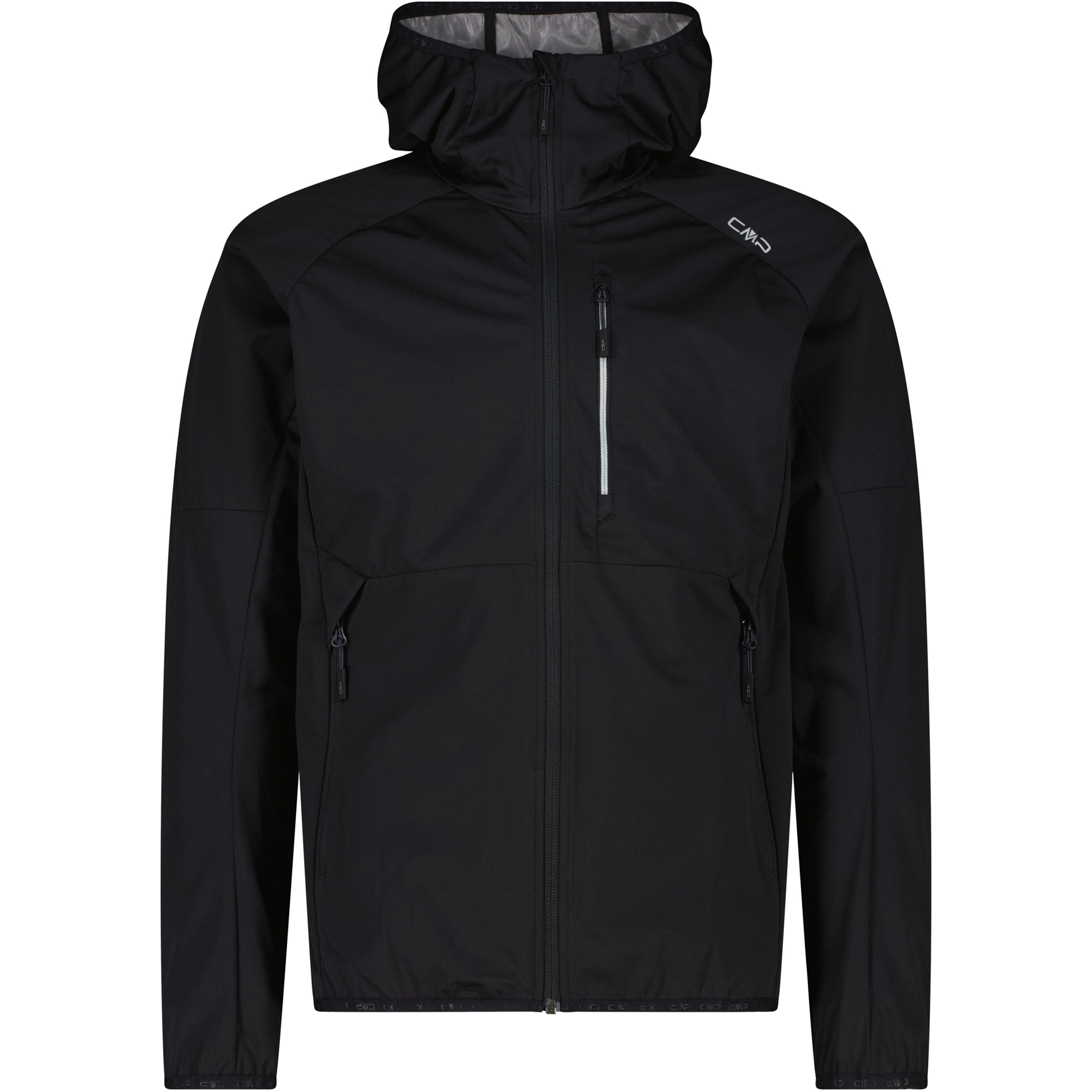 CMP Herren Softshelljacke schwarz Größe M Trekking Windabweisend Wasserabweisend
