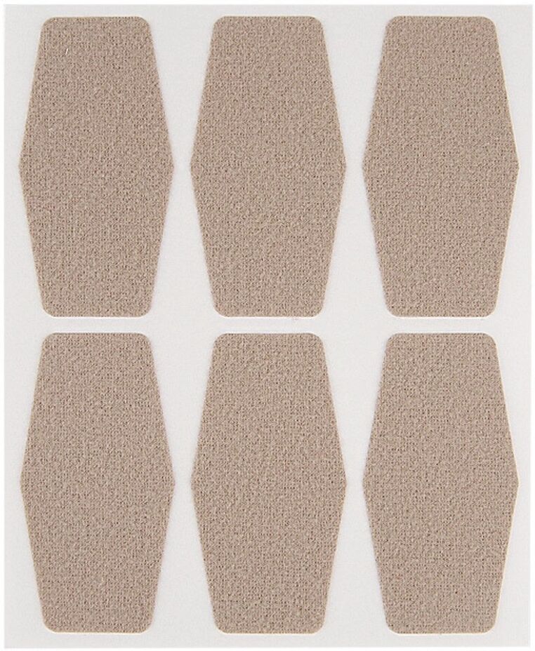 INF 10er-Pack selbstklebende Samt-Fußpolster — Atmungsaktive, zuschneidbare Anti-Blasen-Pads für Hühneraugen und Blasen Haut