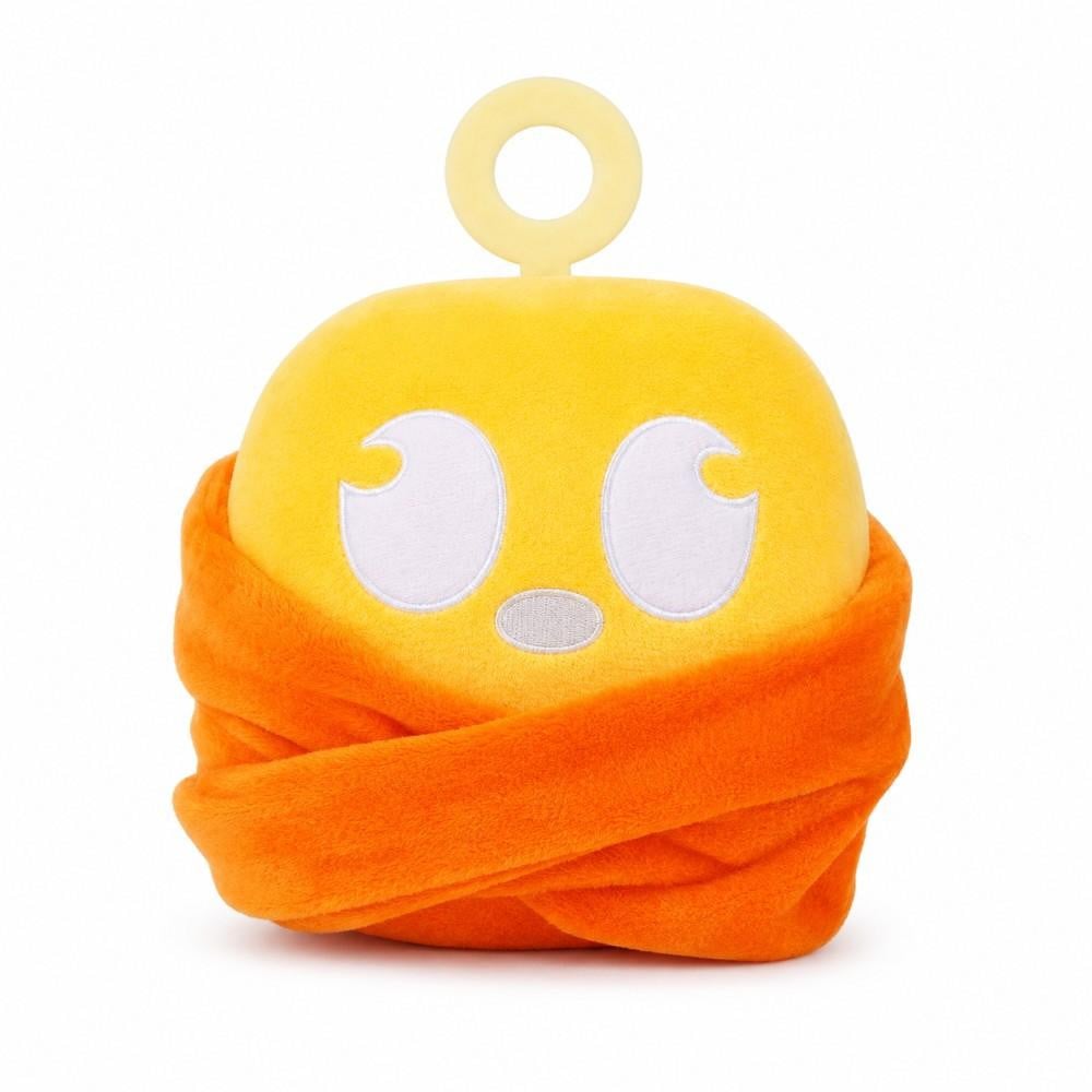 Wiztex Bloxx-Fruits Knuffel - Geel - 13 cm