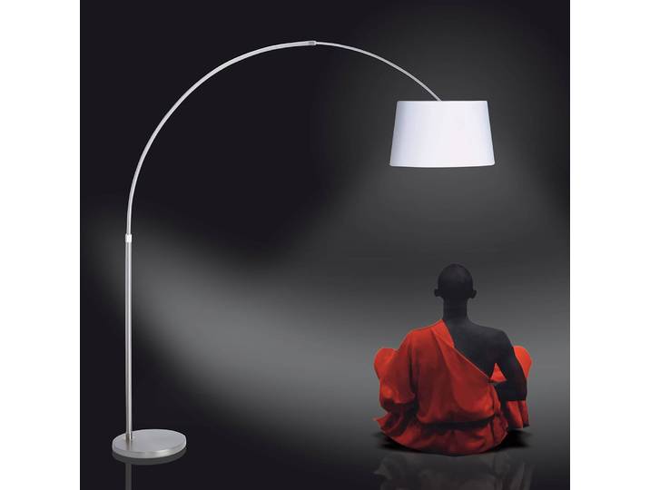 Lampadaire Gramineus I 45 x 230 x 205cm Blanc Tissu mélangé E27