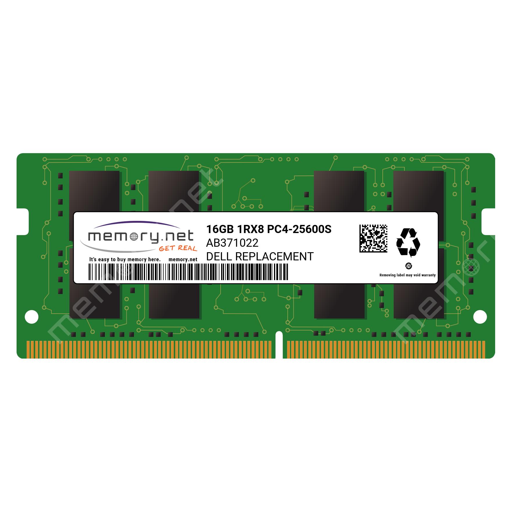 Dell Client Memory Upgrade AB371022 (1 x 16GB, 3200 MHz, DDR4-RAM, SO-DIMM) (AB371022)