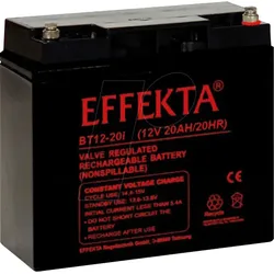 EFKTA BT12-20I - Blei-Vlies-Akku, AGM, 12V, 20 Ah, Insert Terminal
