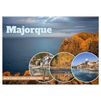 Majorque - Une île à couper le souffle en Méditerranée (Calendrier mural 2027 DIN A2 vertical), CALVENDO calendrier mensuel