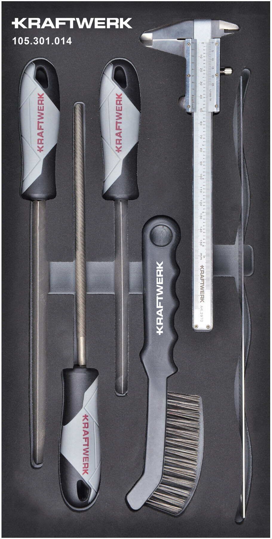 Kraftwerk Feilensatz 6-tlg. 20x40 Einlage (105.301.014)