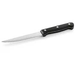 60x Steak-/ Pizzamesser 21 cm Edelstahl, Kunststoff